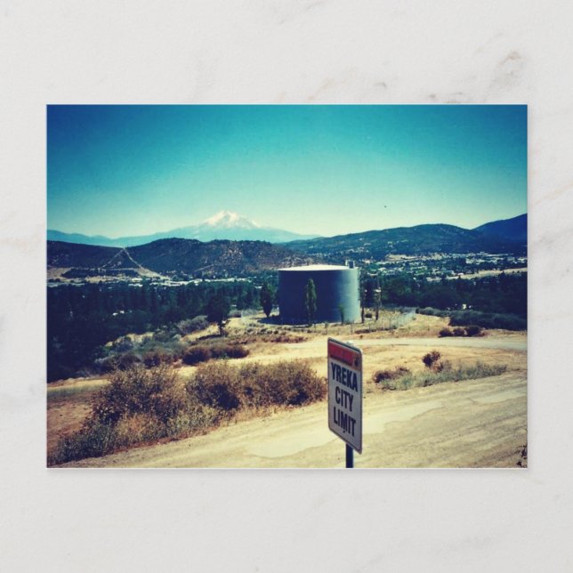 Carte Postale Yreka Californie (Devant)