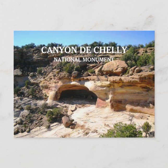 Carte Postale Yucca Point Overlook, Yucca Cave Canyon de Chelly (Devant)