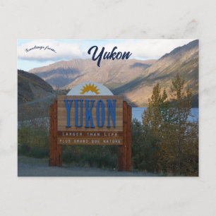 Carte Postale Yukon Canada Plus Grand Que Nature