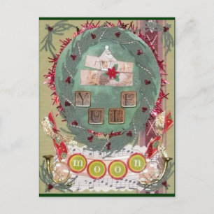 Carte postale Yule Moon