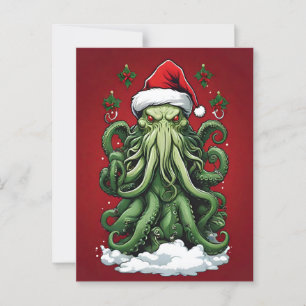 Carte Postale Yuletide de Cthulhu : Noël terrifiant