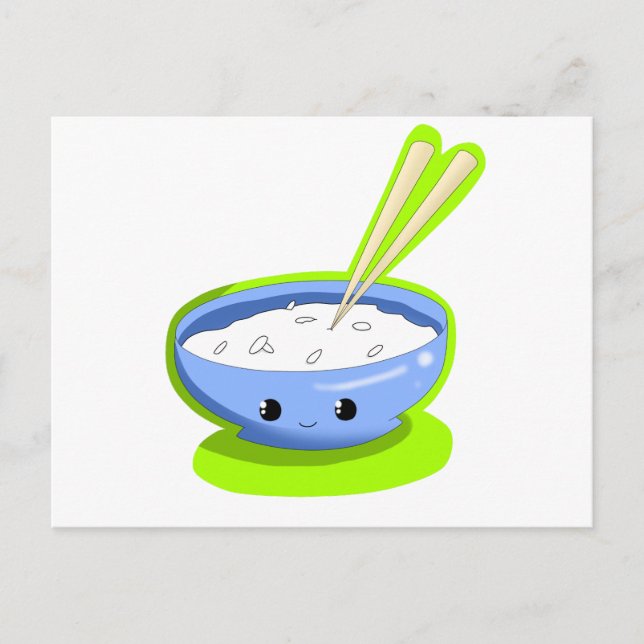 Carte Postale Yummy Rice ! (Devant)