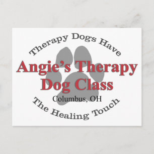 Carte postale Z Angie Therapy Chien