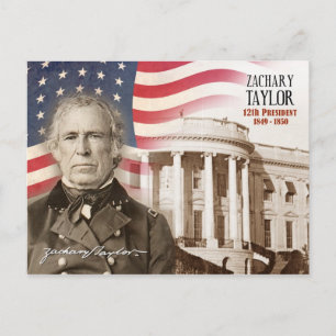 Carte Postale Zachary Taylor - 12e Président des États-Unis