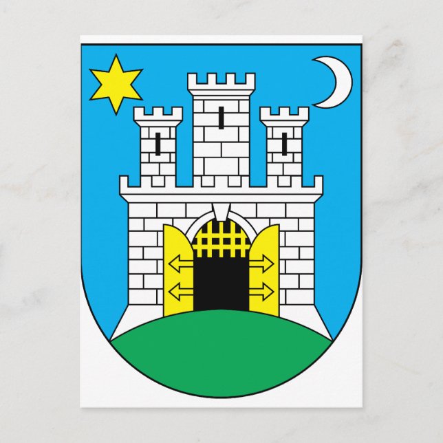 Carte Postale zagreb, Croatie (Devant)