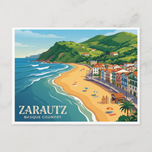Carte Postale Zarautz Espagne
