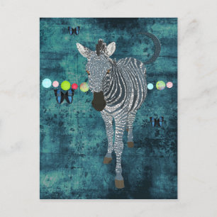 Carte postale Zebra