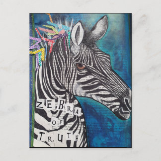 Carte postale 'Zebra of Truth'