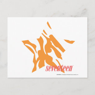 Carte Postale Zebra Orange 3