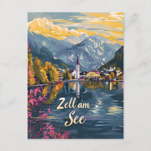 Carte Postale Zell am See Lake Zell Austra