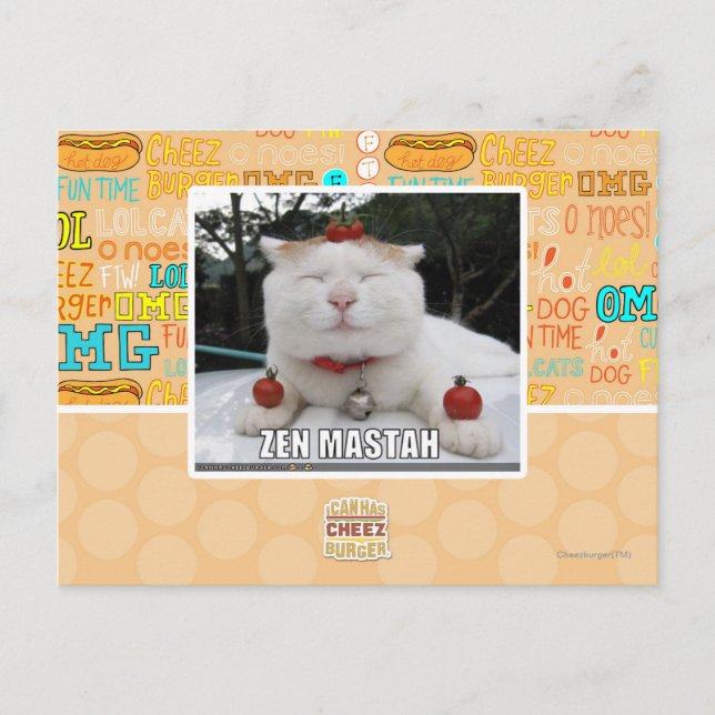 Carte Postale Zen Mastah (Devant)