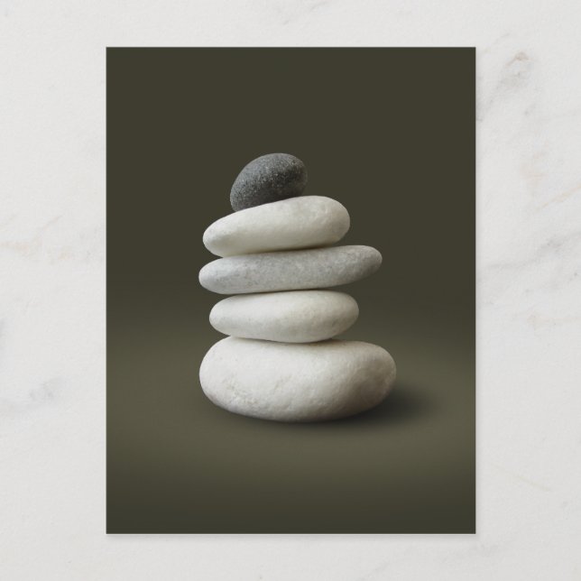 Carte postale Zen Stones (Devant)
