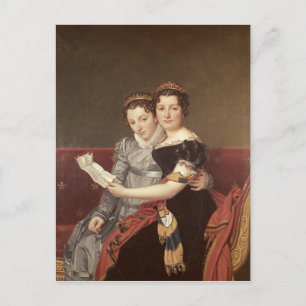 Carte Postale Zenaide et Charlotte Bonaparte, 1822