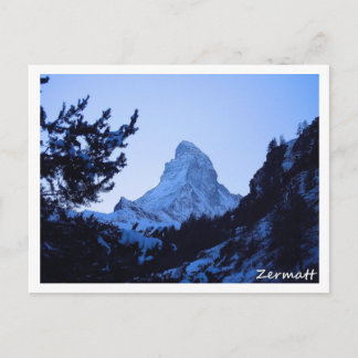 carte postale zermatt