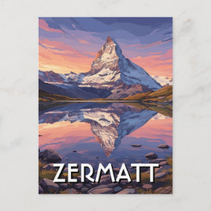 Carte Postale Zermatt Suisse Matterhorn