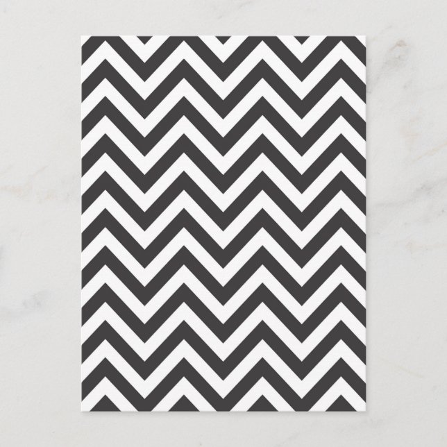 Carte Postale Zig Zag Motif rayé Zazzle Modèle Arrière - plan (Devant)