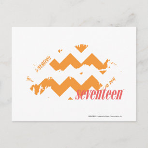 Carte Postale ZigZag Orange