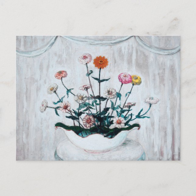 Carte Postale Zinnias | Florine Stettheimer (Devant)