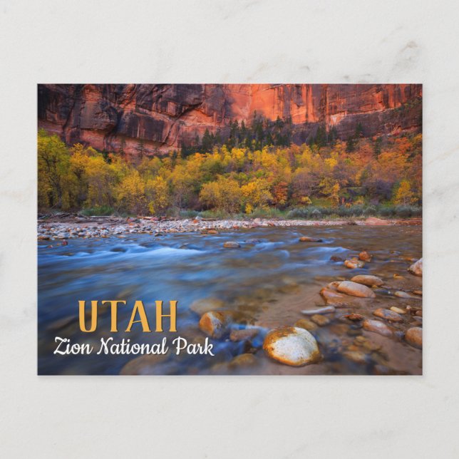 Carte Postale Zion National Park Utah (Devant)