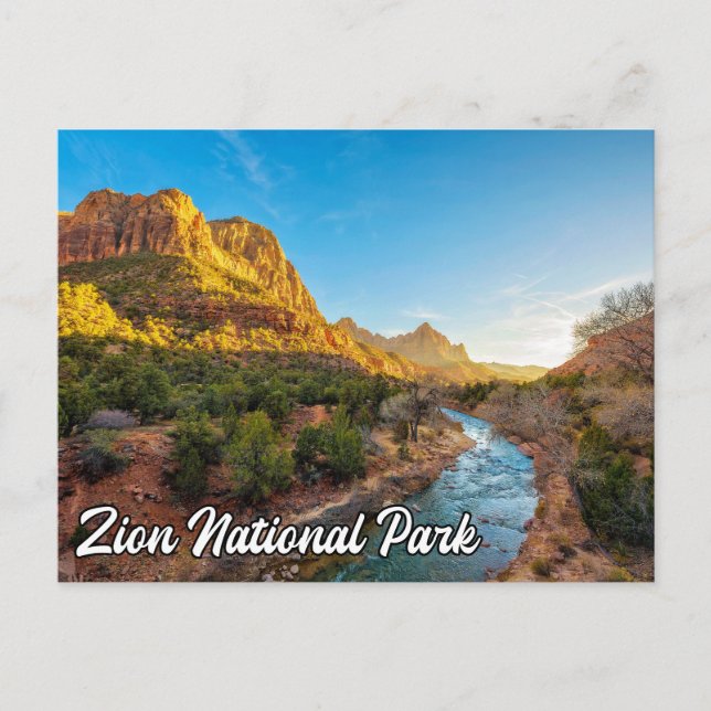 Carte Postale Zion National Park, Utah, États-Unis (Devant)