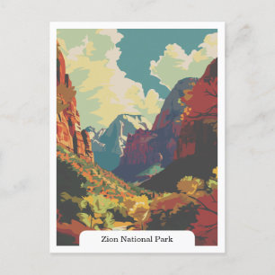 Carte Postale Zion National Park, Utah USA