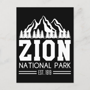 Carte Postale Zion National Park Utah USA Outdoor Randonnée