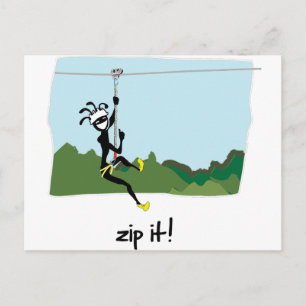 Carte Postale "Zip It !"