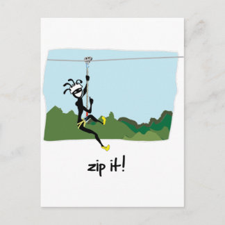 Carte Postale "Zip It !"