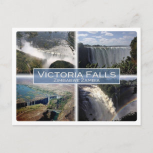 Carte Postale ZM Zambie - Zimbabwe - Chutes Victoria -