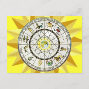 Carte postale Zodiac