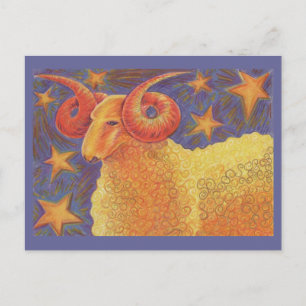 Carte postale Zodiac Aries