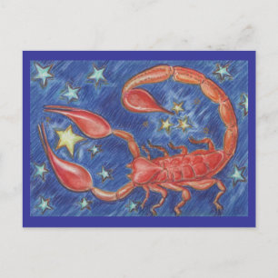 Carte postale Zodiac Scorpio