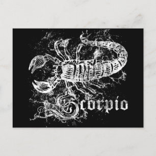 Carte Postale Zodiac Scorpio