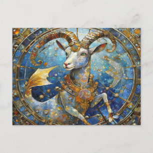 Carte Postale Zodiaque - Capricorne la Chèvre de mer