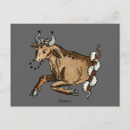 Carte Postale Zodiaque : Taurus, 1482