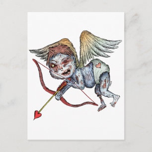 Carte Postale Zombie Cupid