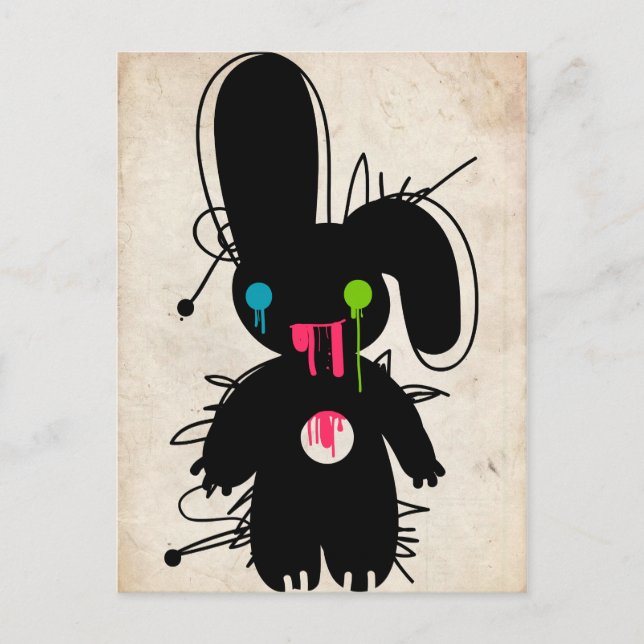 Carte Postale Zombie Piñata (Devant)