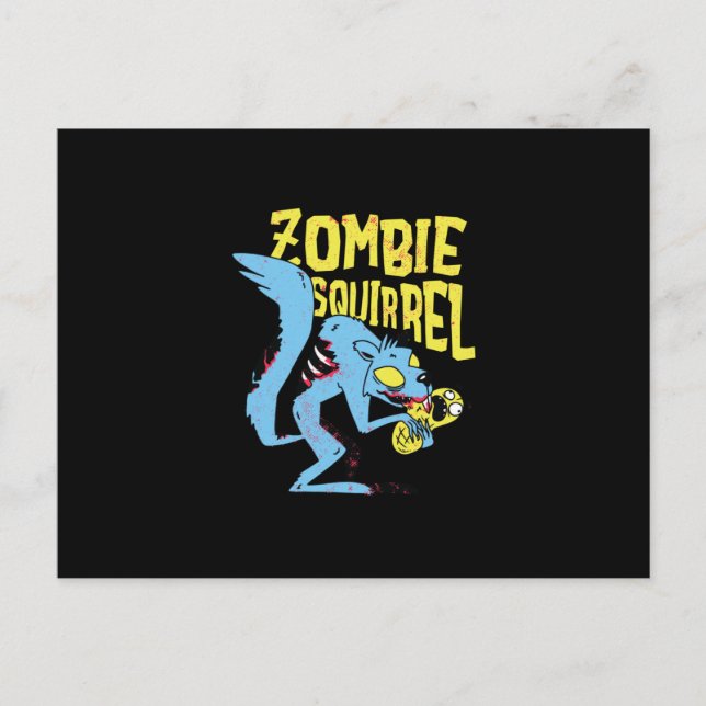 Carte Postale Zombie Squirrel (Devant)