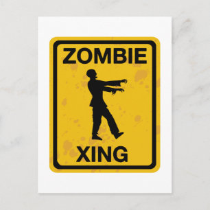 Carte Postale Zombie Xing