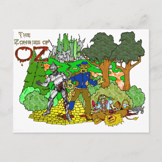 Carte Postale Zombies d'OZ (Devant)