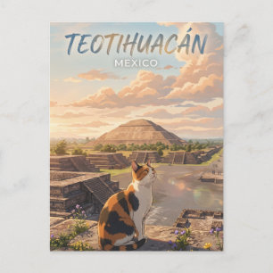 Carte Postale Zone archéologique de Teotihuacán Mexique