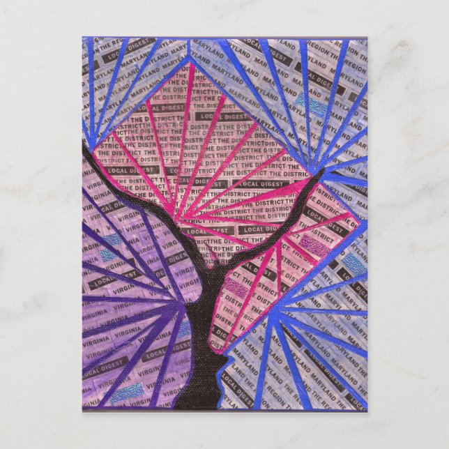 Carte Postale Zone de métro DC (Devant)