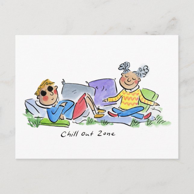 Carte Postale Zone de refroidissement (Devant)