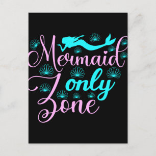 Carte Postale Zone Mermaid uniquement