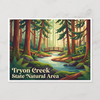 Carte Postale Zone naturelle d'État de Tryon Creek Portland Oreg