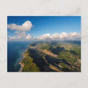 Carte Postale Zonguldak, Vue aérienne, Côte turque de la mer Noi