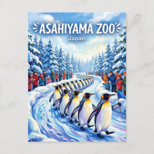 Carte Postale Zoo d'Asahiyama Japon