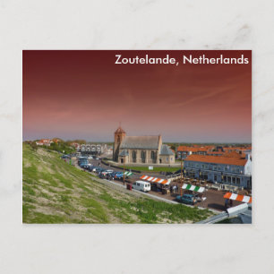 Carte Postale Zoutelande, Pays-Bas