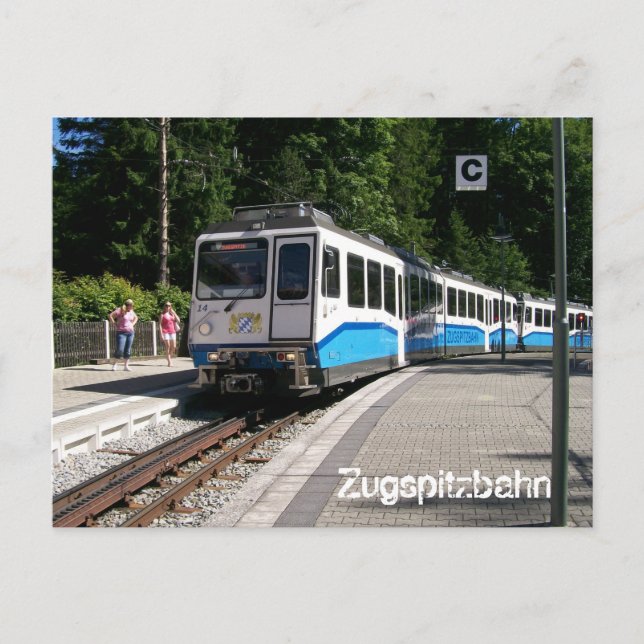 Carte Postale Zugspitzbahn (Devant)