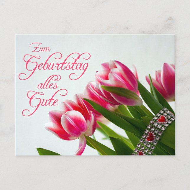 Carte Postale Zum Geburtstag alles Gute ! (Devant)